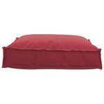 vidaXL Coussin pour assise de palette Bordeaux 70 x 70 x 12 cm