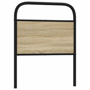 vidaXL Tête de lit de remplacement chêne sonoma 80 cm acier et bois d'ingénierie
