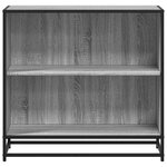 vidaXL Bibliothèque sonoma gris 80 5x35x76 cm bois d'ingénierie