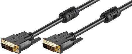 Cable DVI-D Goobay 15m M/M (Noir)