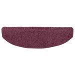 vidaXL Tapis d'escalier auto-adhésifs 15 Pièces Violet foncé