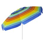 Eurotrail Parasol de plage UPF 50+ Arc-en-ciel