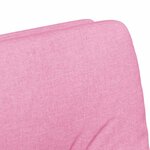 vidaXL Chaises de salle à manger 2 Pièces Rose 57 x 67 x 95 cm tissu