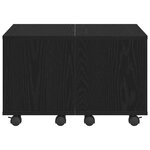 Table basse vidaXL Chêne noir 60x60x38 cm en bois aggloméré