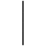 vidaXL Tête de lit métal noir 160 cm