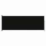 vidaXL Auvent latéral rétractable de patio 220x600 cm Noir