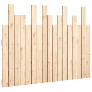 vidaXL Tête de lit murale 108x3x80 cm Bois massif de pin
