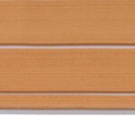 vidaXL Tapis de bateau Rayé Marron et blanc 240 x 90 cm EVA