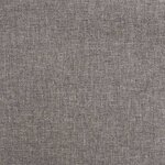 Vidaxl chaise de salle à manger gris clair tissu