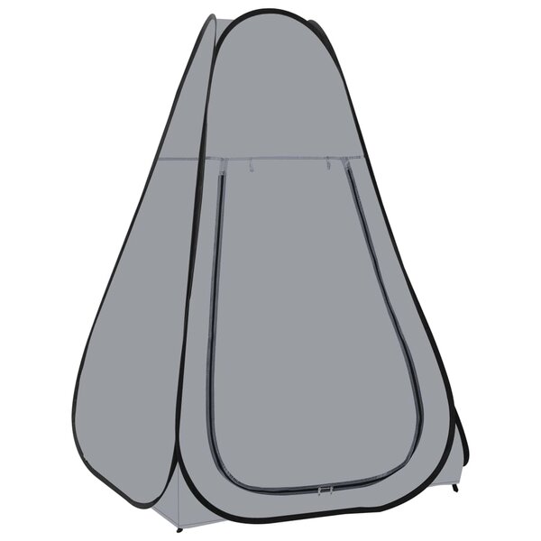vidaXL Tente de douche escamotable Gis