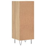 vidaXL Buffet Chêne sonoma 34 5x34x90 cm Bois d'ingénierie