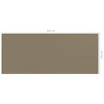 vidaXL Tapis de tente 250x600 cm Taupe