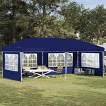 vidaXL Tente de fête pop-up 575 x 289 x 245 cm Bleu