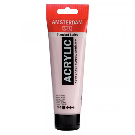 Peinture acrylique en tube - rose clair - 120ml - amsterdam