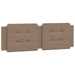 vidaXL Cadre de lit sans matelas cappuccino 160x200 cm similicuir