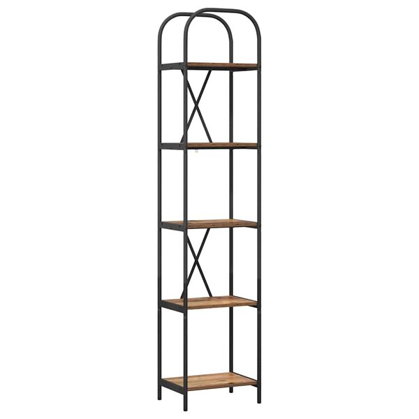 vidaXL Étagère Bois ancien 40 x 30 x 183 cm Bois d'ingénierie