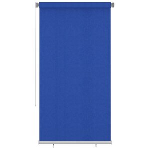 vidaXL Store roulant d'extérieur 120x230 cm Bleu PEHD