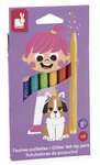 Feutres paillettes X 8 -  - Juratoys