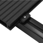 vidaXL Panneaux de terrasse WPC avec accessoires 26m² 2 2m Anthracite