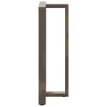 vidaXL Pieds de table de bar en forme de T  2 pièces  noir  60 x 35 x (110-111) cm  acier
