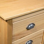 vidaXL Buffet Hill 46x35x80 cm Bois de pin solide