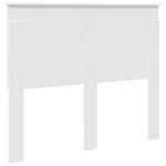 vidaXL Tête de lit avec tête de lit Blanc 120 cm Bois d'ingénierie