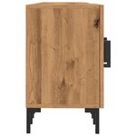 vidaXL Meuble TV chêne artisanal 150x30x50 cm bois d'ingénierie