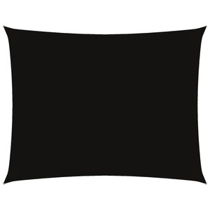 vidaXL Voile de parasol tissu oxford rectangulaire 4x5 m noir