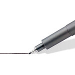 Stylo pigment 308, noir, indélébile, largeur de tracé: 0,05 mm STAEDTLER