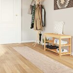 vidaXL Coureur de Tapis MARSA Beige 50 x 450 cm Polyester et PVC
