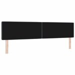 vidaXL Tête de lit LED avec des boutons en cristal  capitonnée  gris foncé  100 cm  en velours.