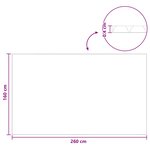 vidaXL Couverture de piscine solaire extra épaisse 260 x 160 cm 400 μm
