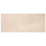 vidaXL Tapis en Fourrure Synthétique de Lapin Olite Taupe 100 x 200 cm