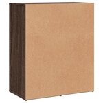 vidaXL Buffets 2 Pièces chêne marron 60x31x70 cm bois d'ingénierie