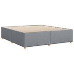 vidaXL Cadre de lit sans matelas gris clair 180x200 cm tissu