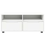 vidaXL Meuble TV avec tiroir Blanc 100 x 48 x 43 cm Bois d'ingénierie