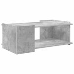 vidaXL Table basse Gris béton 90 x 50 x 33 cm Bois d'ingénierie