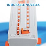GRÜNTEK Mini arroseur de pelouse avec moteur turbo 378 m²