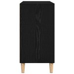 vidaXL Buffet Chêne noir 103.5 x 35 x 70 cm Bois d'ingénierie