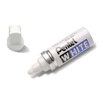 Marqueur permanent x100w  pointe ogive  blanc pentel