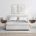 vidaXL Étagère Murale Montage mural 2 Pièces Bois ancien 38 x 19 x 19 cm