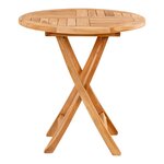 Table de jardin en teck OVIEDO Ø 70 cm