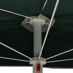 vidaXL Demi-parasol de jardin avec mât 180x90 cm Vert