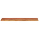 vidaXL Étagère murale rectangulaire massif acacia bordure assortie