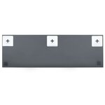 vidaXL Miroir sans cadre 150x50 cm Verre