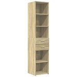 vidaXL Armoire de rangement mince chêne sonoma 40x42 5x225 cm