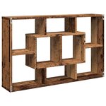 vidaXL Étagère murale vieux bois 85x16x52 5 cm bois d'ingénierie