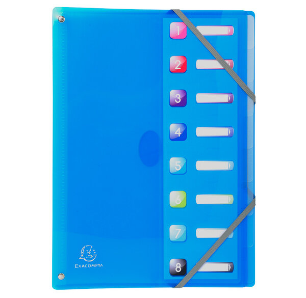 Trieur extensible 8C Iderama PP ass x 8 EXACOMPTA