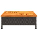 vidaXL Couvercle de base de parasol noir 70x70x25 cm