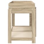 vidaXL Lit Superposé pour Enfants Chêne Sonoma 75 x 190 cm